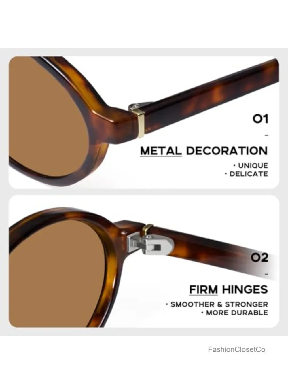 Small Oval Retro Sunglasses for Women UV400 Protection Plastic Frame